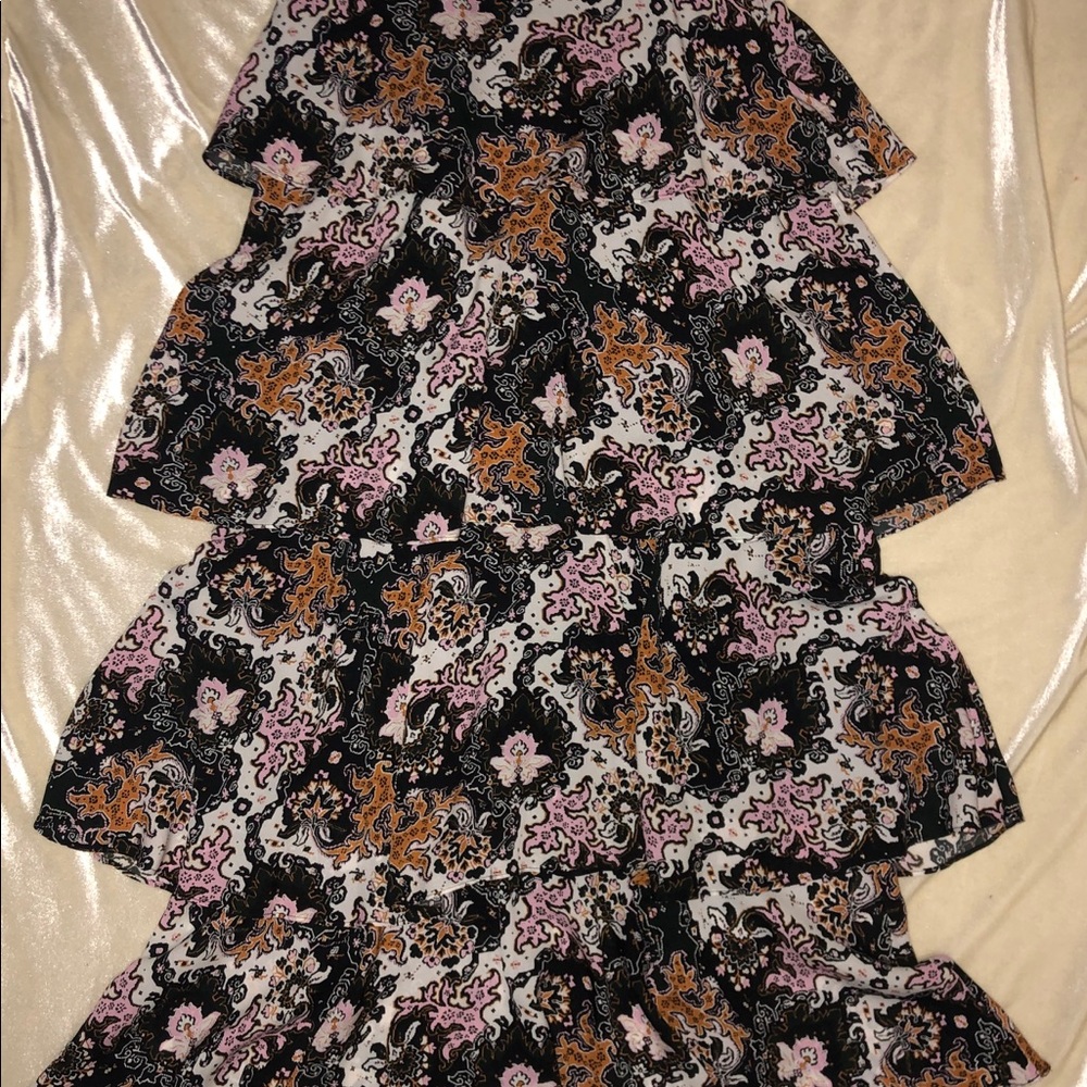 A.L.C. Tiered Paisley Maxi Skirt
